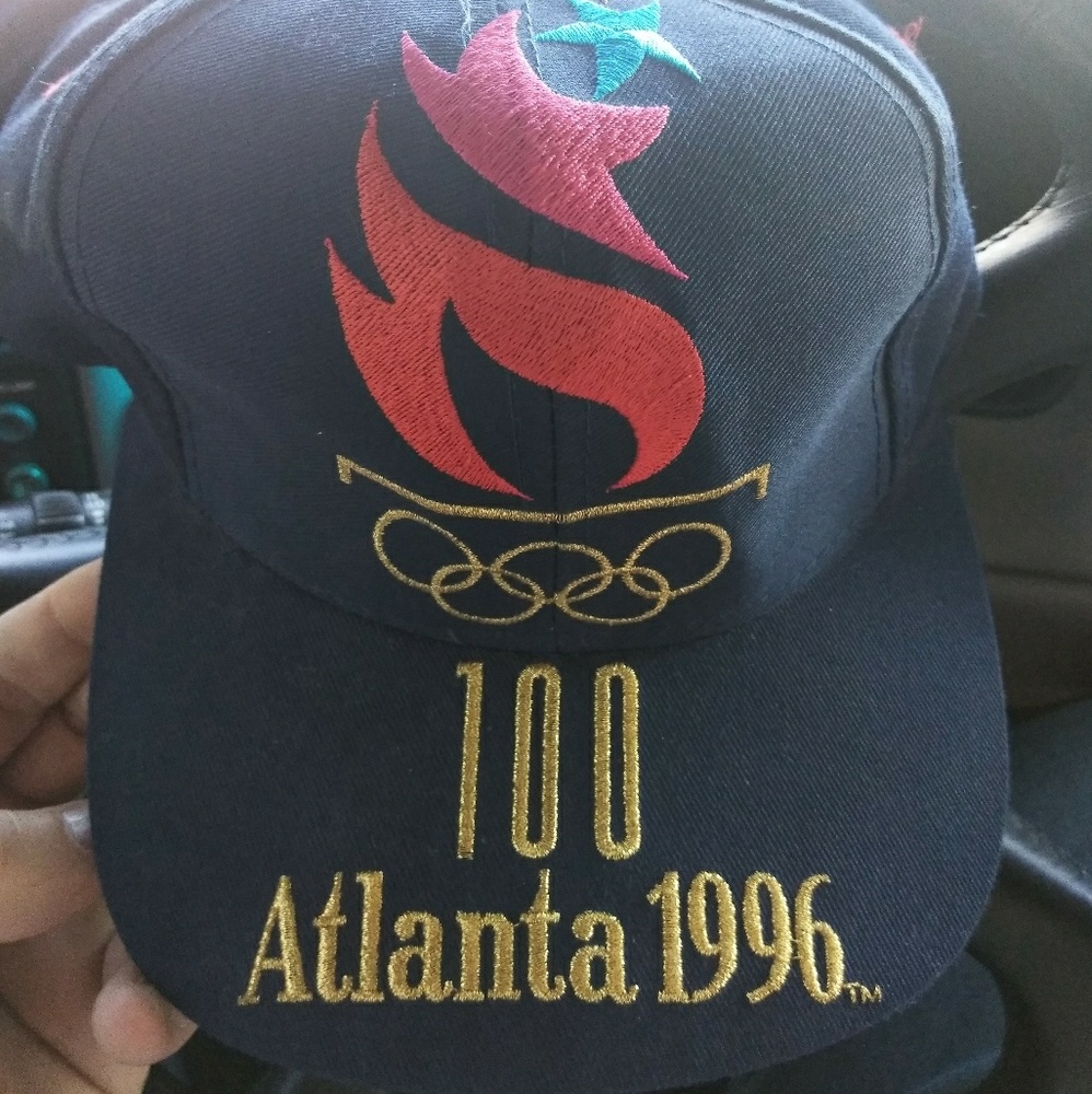 Atlanta 1996 Olympic Logo 7 Snapback - Picture 2 of 4